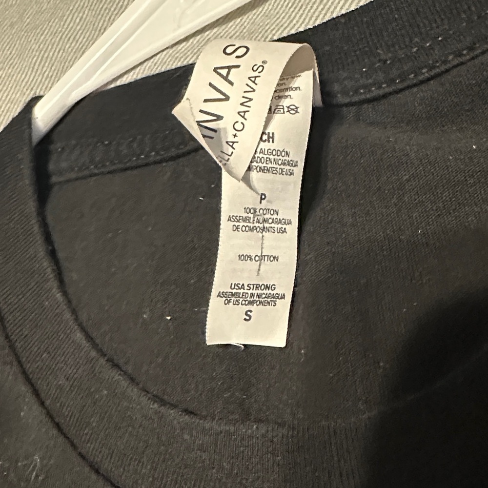 Bella Canvas Black Crew Neck Tee - Picture 2 of 2